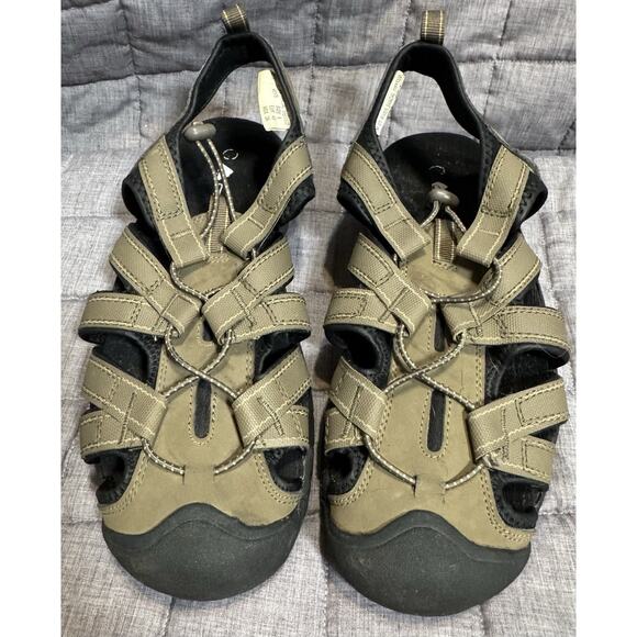 Ozark Trail Men’s Closed Toe Outdoor Hiking Sandals, Bungee, Rugged, Size 9 - Picture 1 of 10
